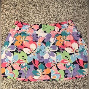Boston Proper Colorful Floral Skirt